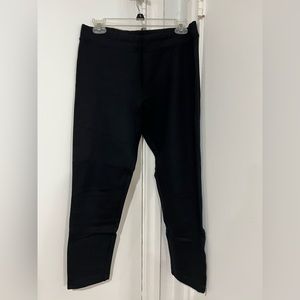 Gap Black Dress Pants With Functional Zipper At Bottom Of Both Legs